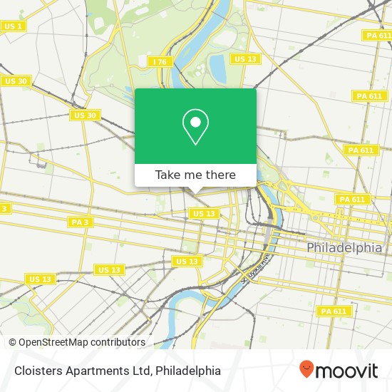 Cloisters Apartments Ltd map