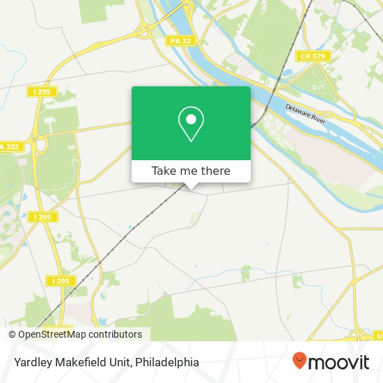 Mapa de Yardley Makefield Unit