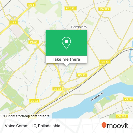 Voice Comm LLC map