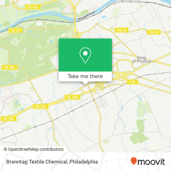 Mapa de Brenntag Textile Chemical
