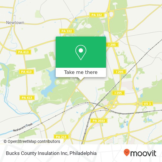 Mapa de Bucks County Insulation Inc