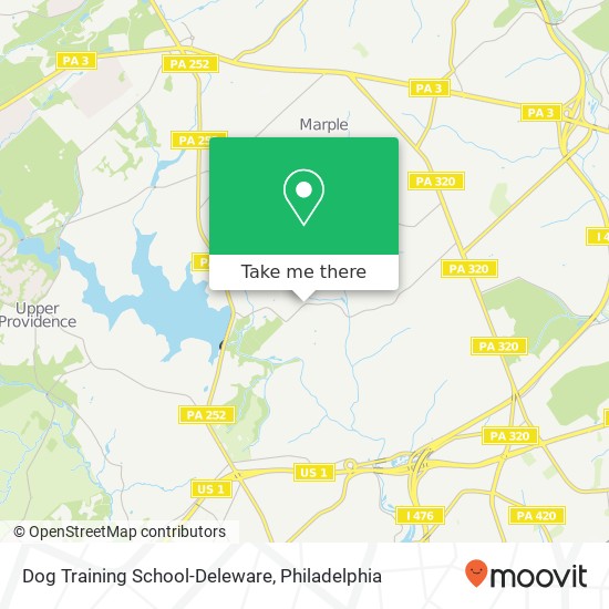 Mapa de Dog Training School-Deleware