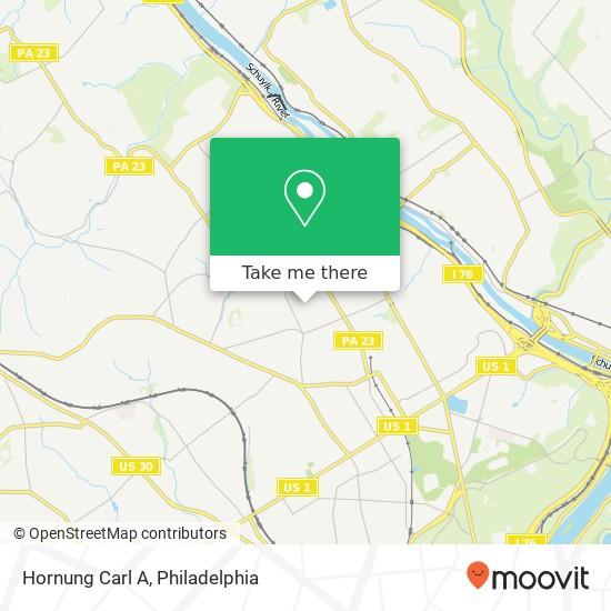 Hornung Carl A map