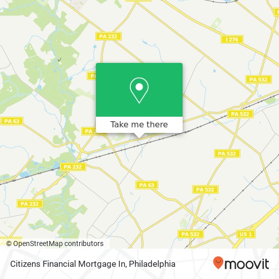 Citizens Financial Mortgage In map