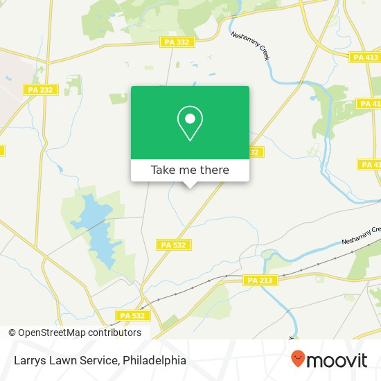 Mapa de Larrys Lawn Service