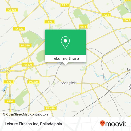 Leisure Fitness Inc map