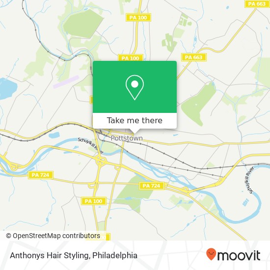 Anthonys Hair Styling map