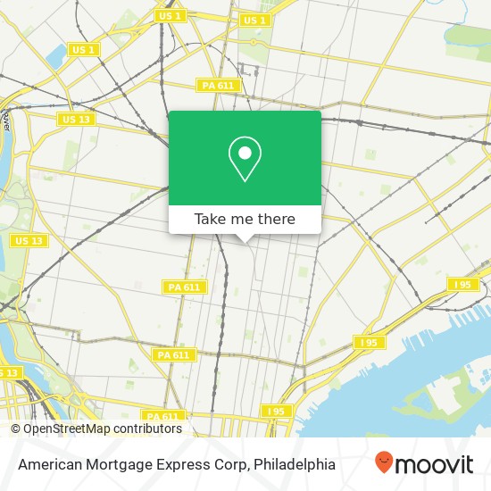 American Mortgage Express Corp map