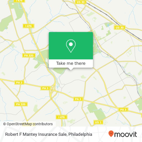 Mapa de Robert F Mantey Insurance Sale