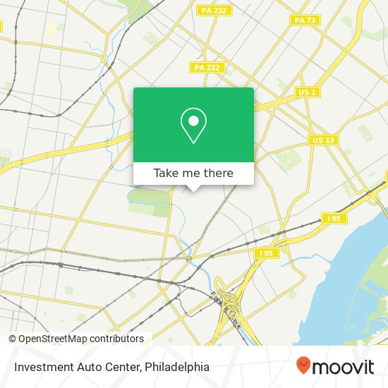 Investment Auto Center map