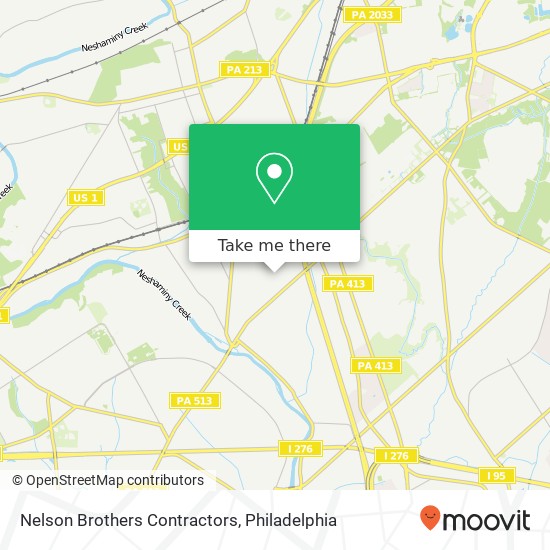 Mapa de Nelson Brothers Contractors