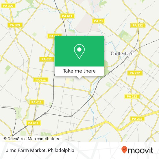Mapa de Jims Farm Market