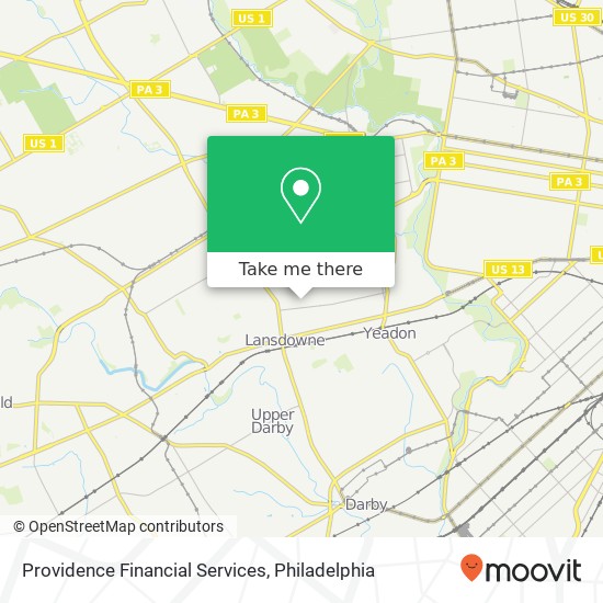 Providence Financial Services map