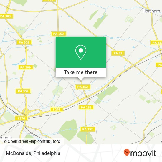 McDonalds map