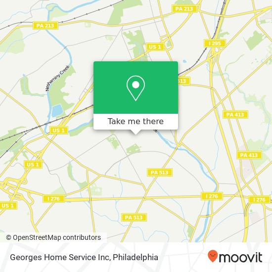 Georges Home Service Inc map