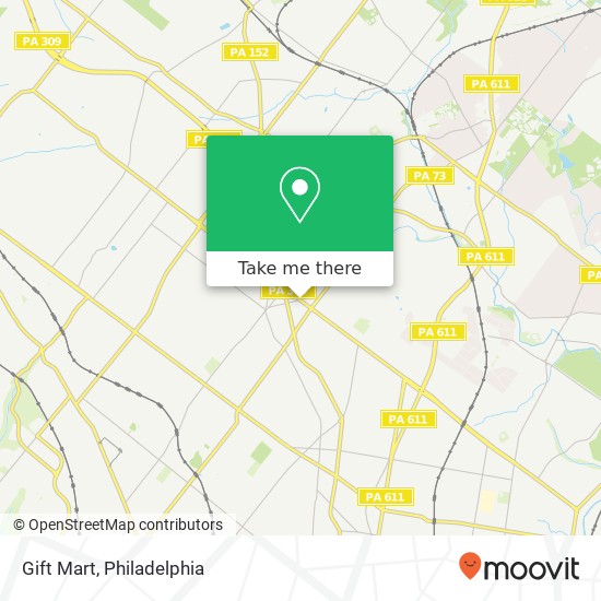 Mapa de Gift Mart