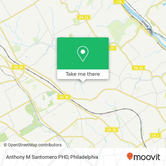 Anthony M Santomero PHD map