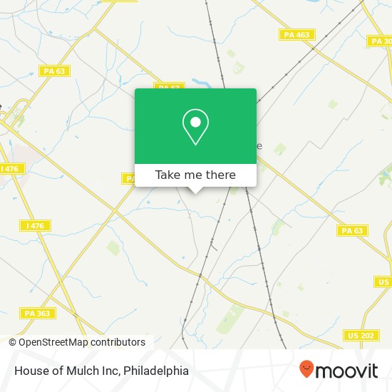 House of Mulch Inc map