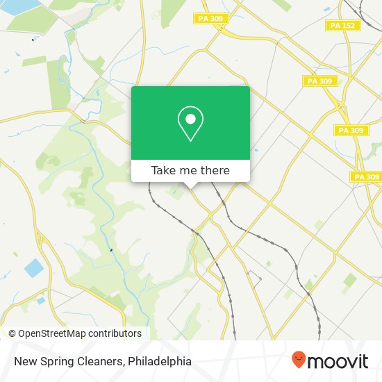 New Spring Cleaners map