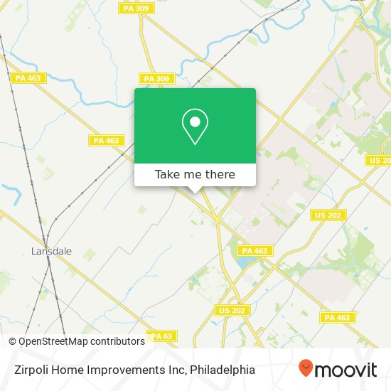 Mapa de Zirpoli Home Improvements Inc