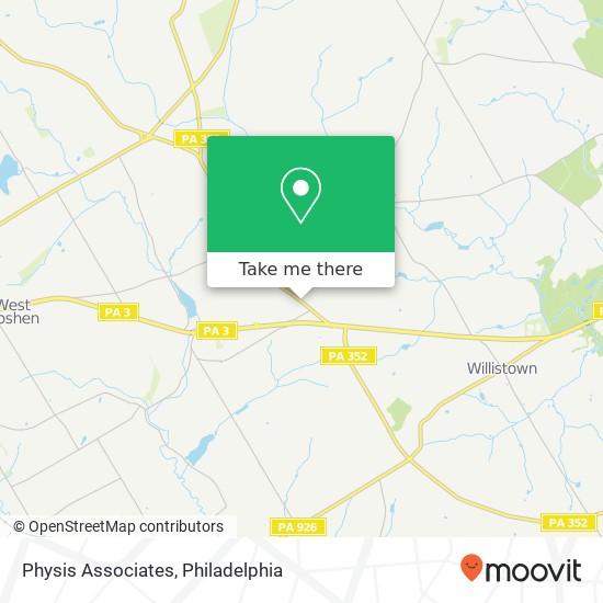 Physis Associates map