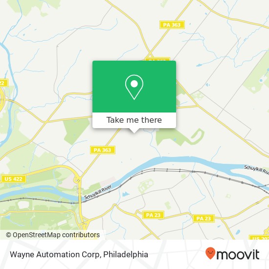 Mapa de Wayne Automation Corp