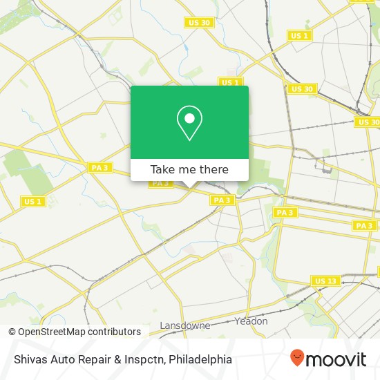 Mapa de Shivas Auto Repair & Inspctn