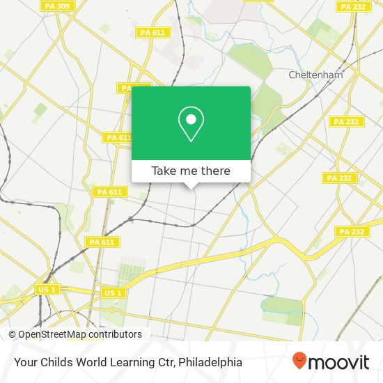 Mapa de Your Childs World Learning Ctr