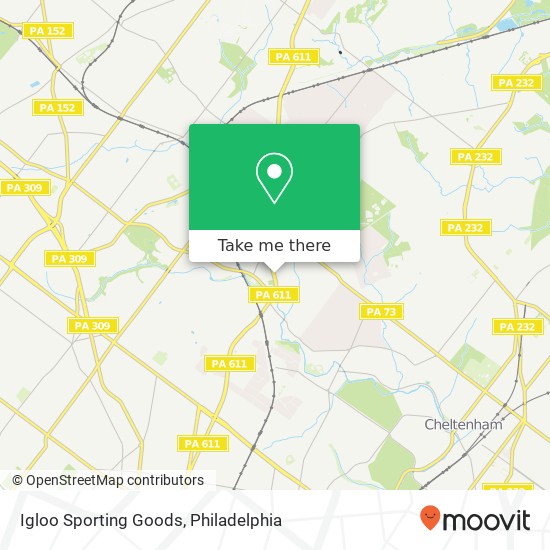 Igloo Sporting Goods map