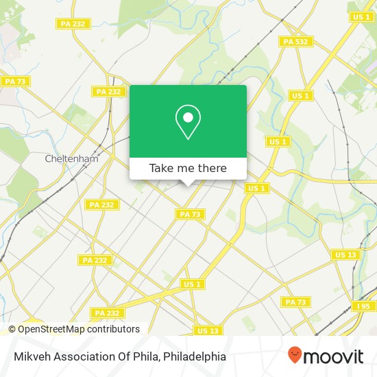 Mikveh Association Of Phila map