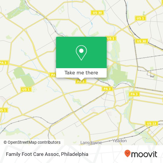 Mapa de Family Foot Care Assoc