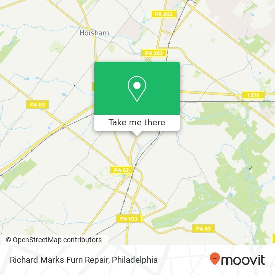 Richard Marks Furn Repair map