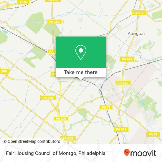 Fair Housing Council of Montgo map