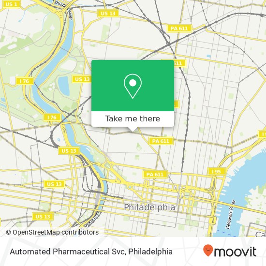 Mapa de Automated Pharmaceutical Svc