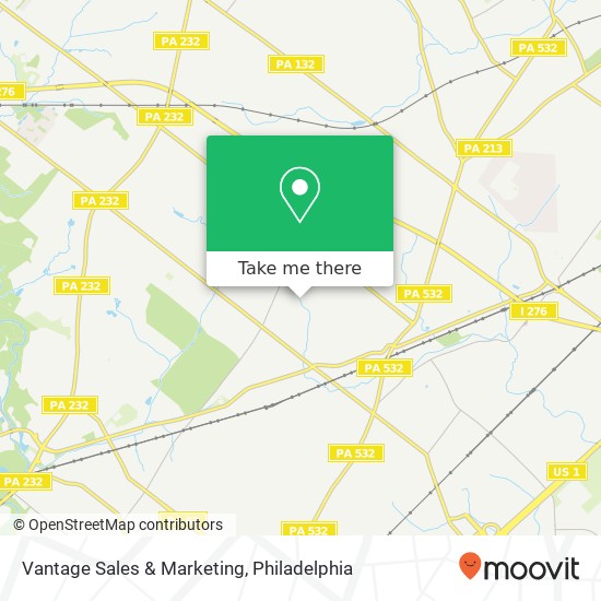 Vantage Sales & Marketing map