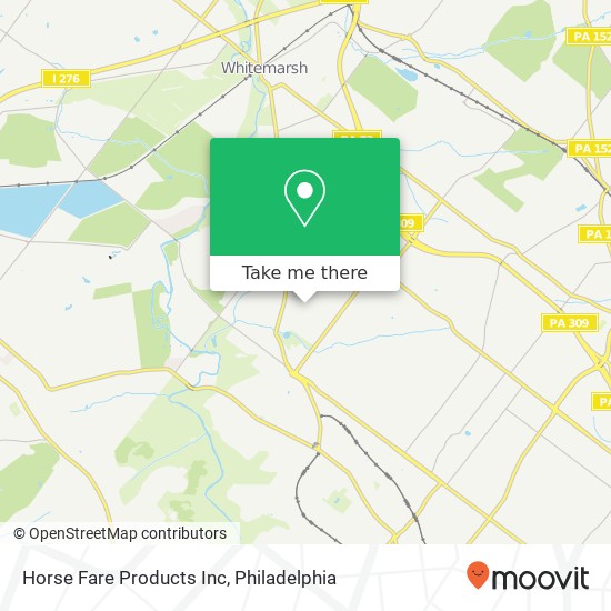 Horse Fare Products Inc map