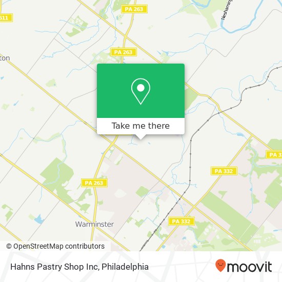 Hahns Pastry Shop Inc map