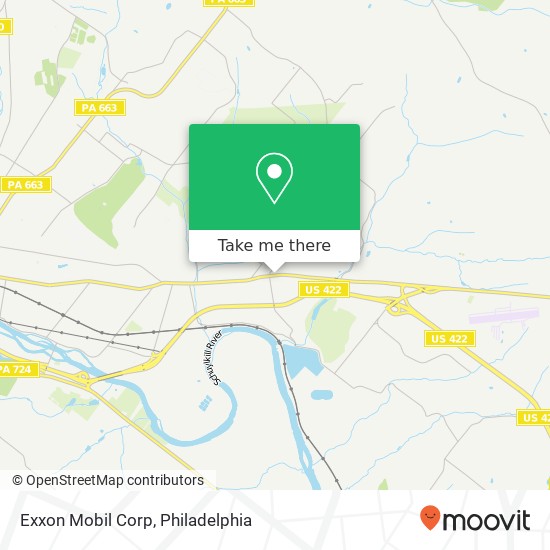 Exxon Mobil Corp map