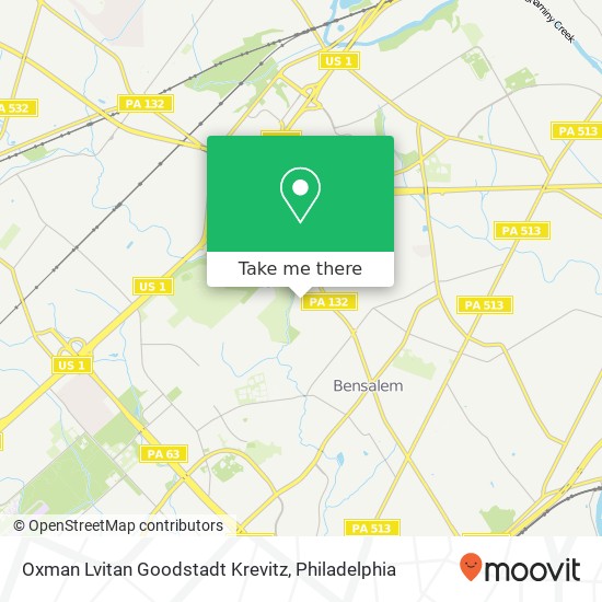 Oxman Lvitan Goodstadt Krevitz map