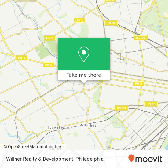 Willner Realty & Development map
