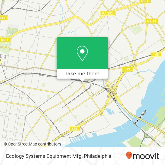 Ecology Systems Equipment Mfg map