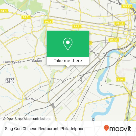 Mapa de Sing Gun Chinese Restaurant