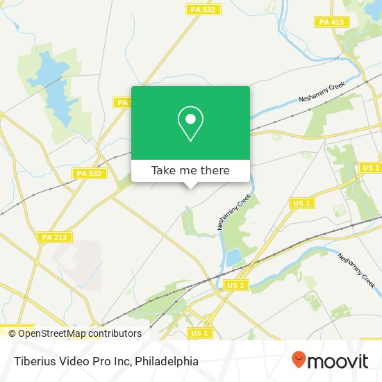 Tiberius Video Pro Inc map