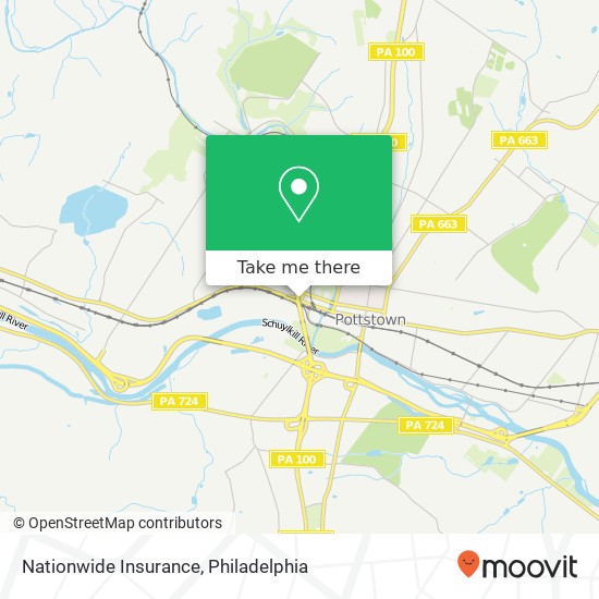 Mapa de Nationwide Insurance