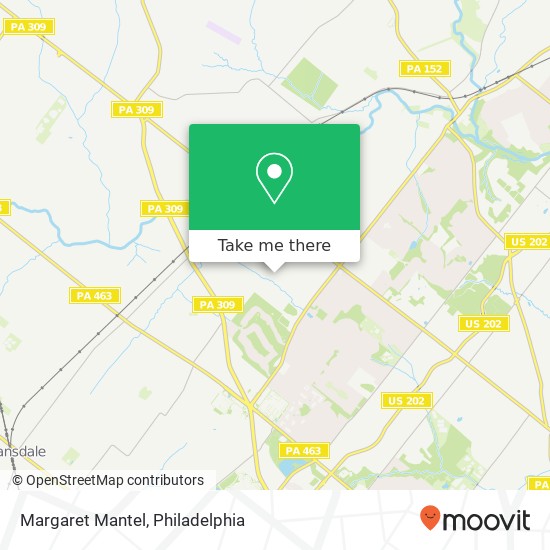 Margaret Mantel map