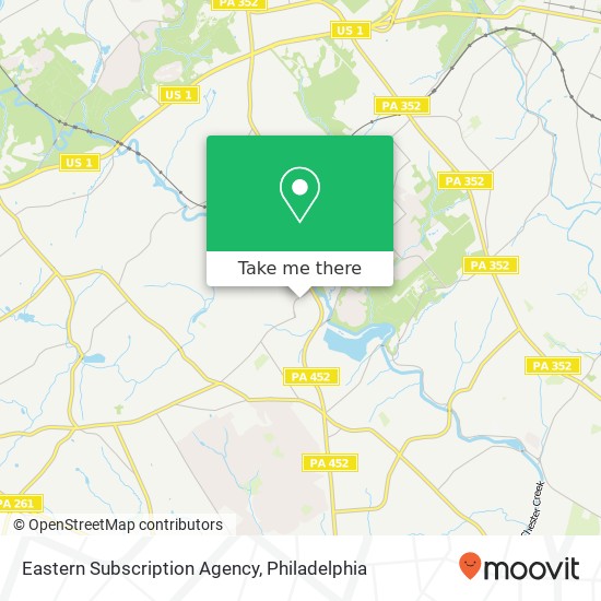 Mapa de Eastern Subscription Agency