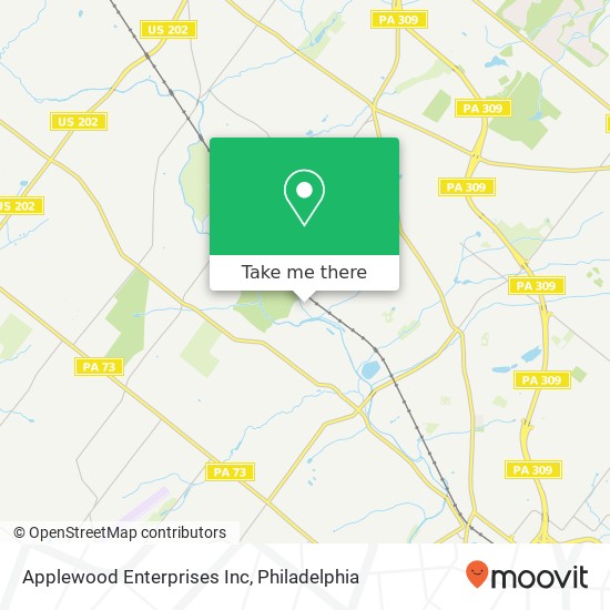 Applewood Enterprises Inc map