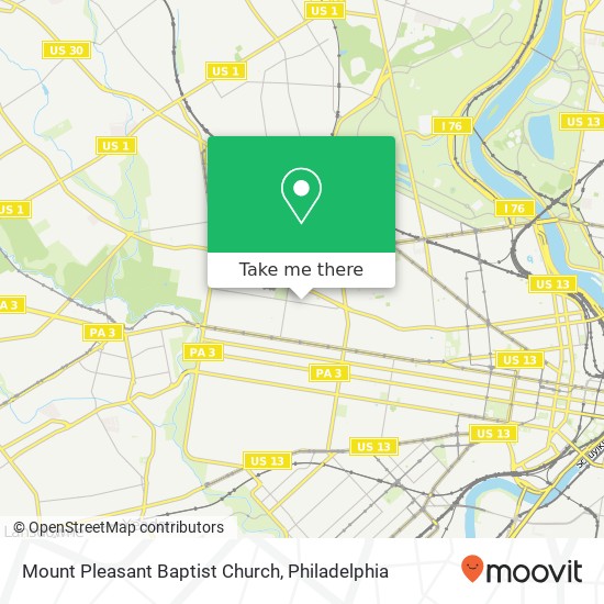 Mount Pleasant Baptist Church map