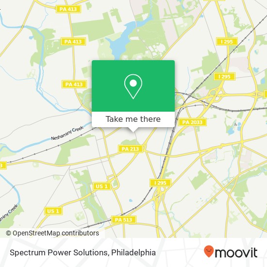 Mapa de Spectrum Power Solutions