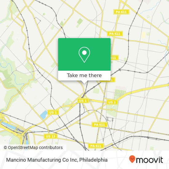 Mapa de Mancino Manufacturing Co Inc